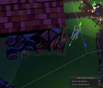 Movement was done with Navmesh